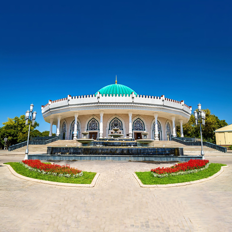 Amir temur museum in tashkent uzbekistan